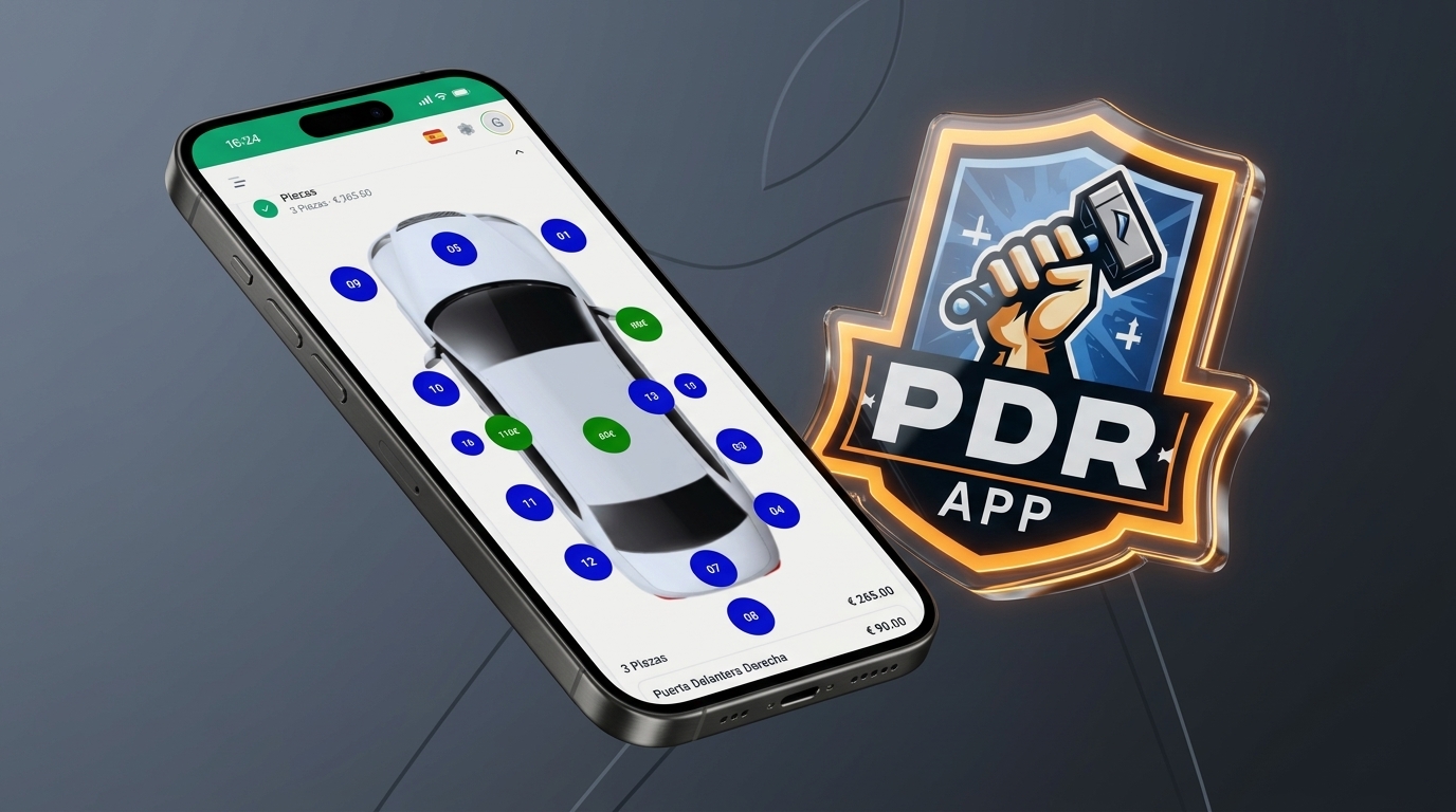 Inspección de daños en PDR APP